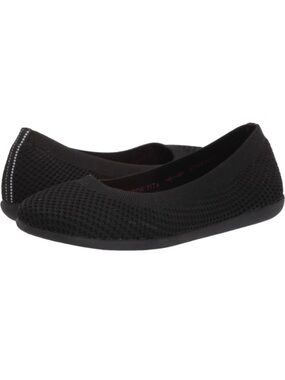 Skechers Womens Black Cleo Sport What a Move Ballet Flat Size 7.5